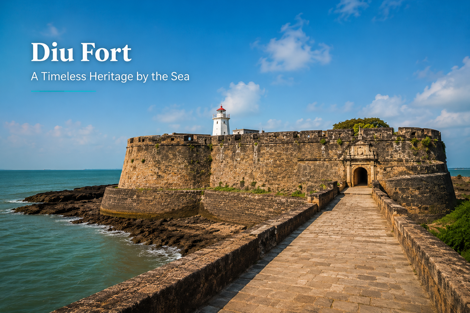 Diu Fort — 16th Century Portuguese Fort Gujarat